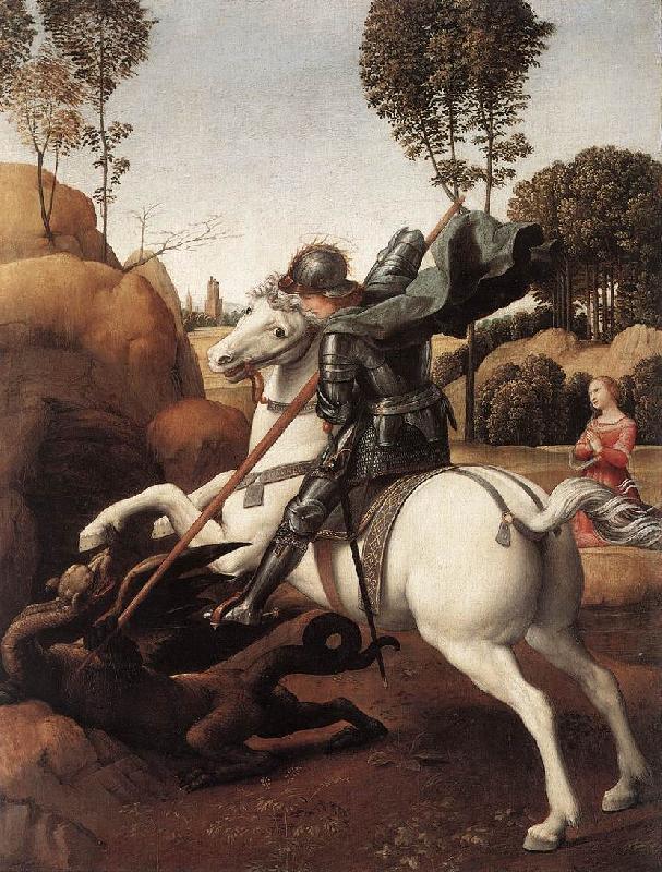 RAFFAELLO Sanzio St George and the Dragon st oil painting image